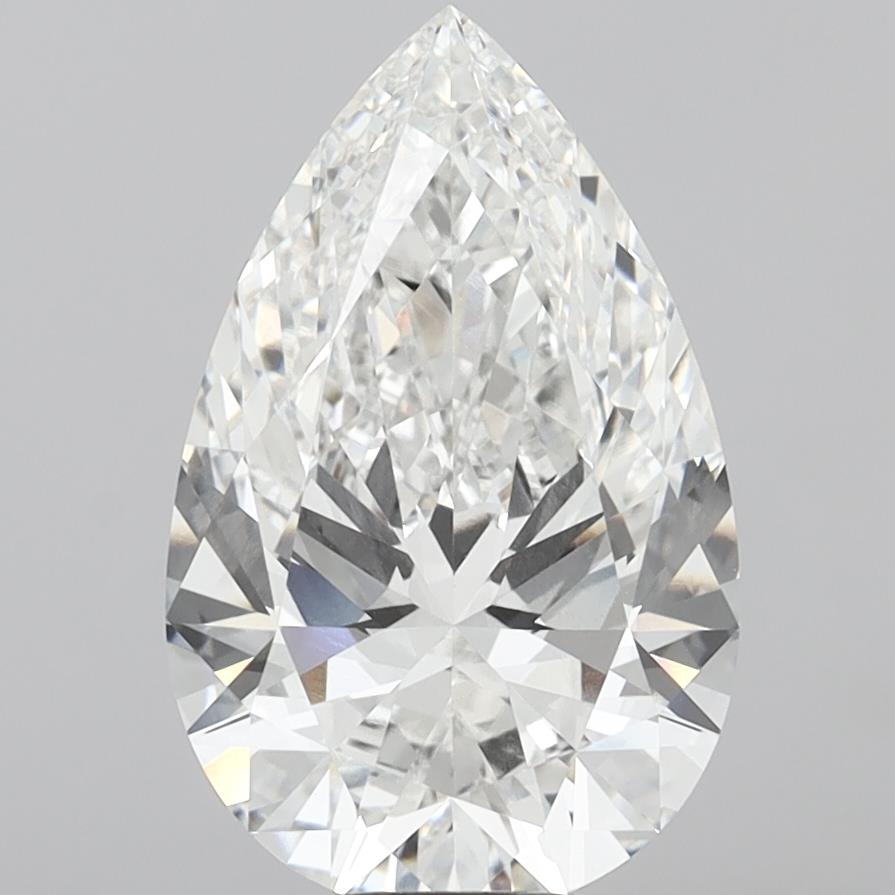 9.10 Carat Pear Shaped, Ideal Cut, E Color, VVS2 Clarity, IGI Certified Lab Grown Diamond