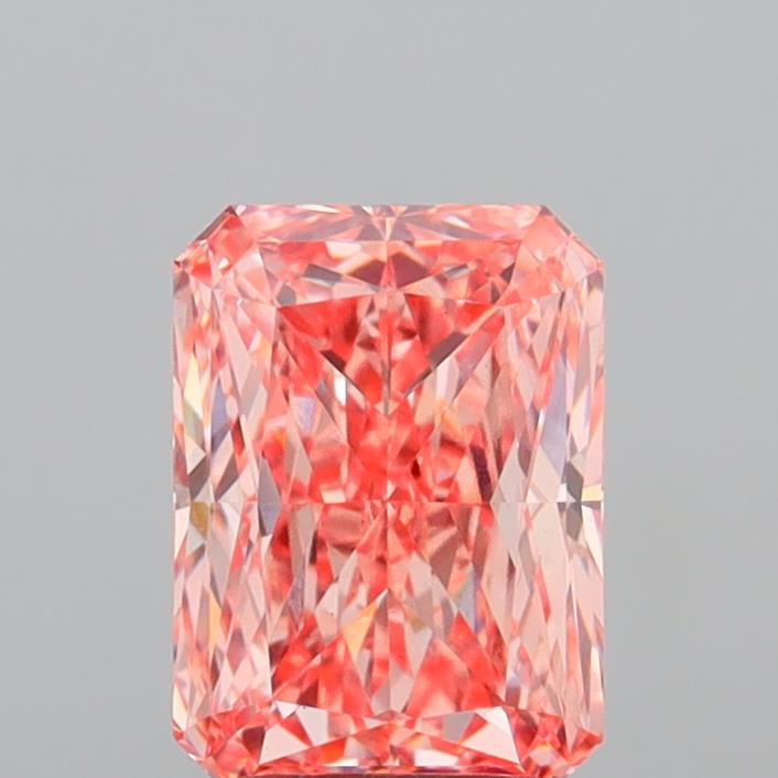 2.04 Carat Radiant Shaped, Ideal Cut, VS1 Clarity, IGI Certified Lab Grown Diamond