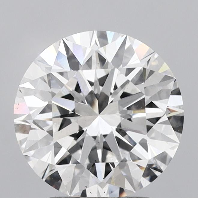 2.76 Carat Round Shaped, Ideal Cut, E Color, VS2 Clarity, IGI Certified Lab Grown Diamond