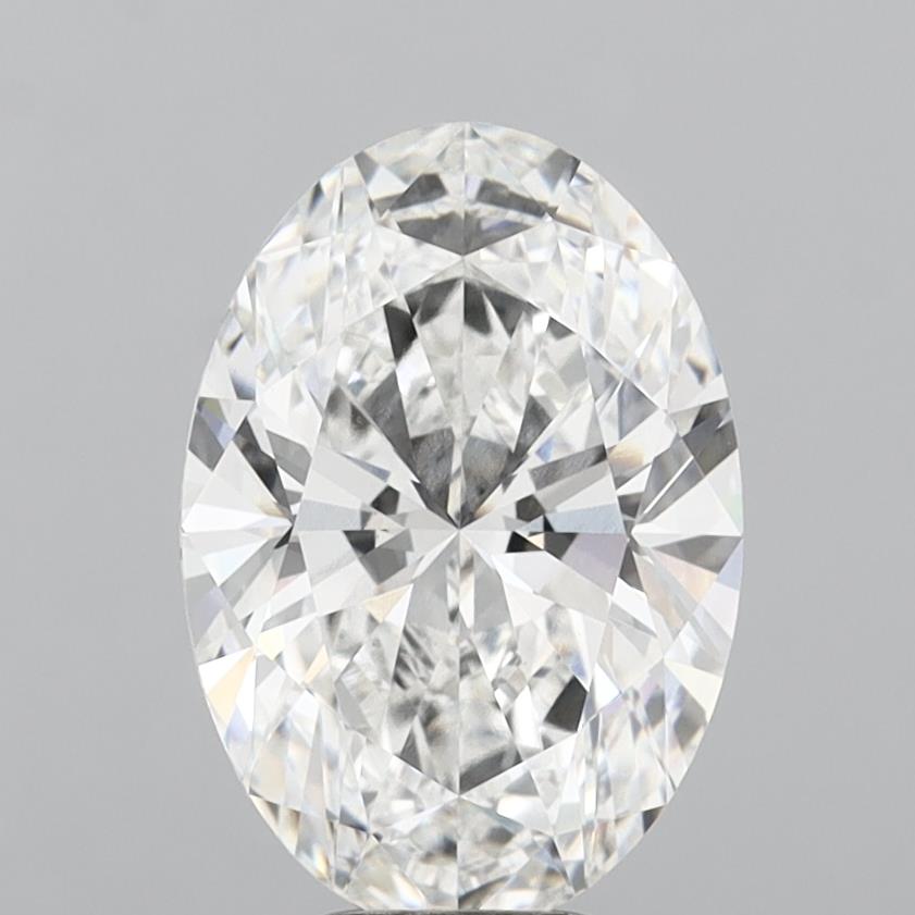 6.52 Carat Oval Shaped, Ideal Cut, E Color, VVS2 Clarity, IGI Certified Lab Grown Diamond