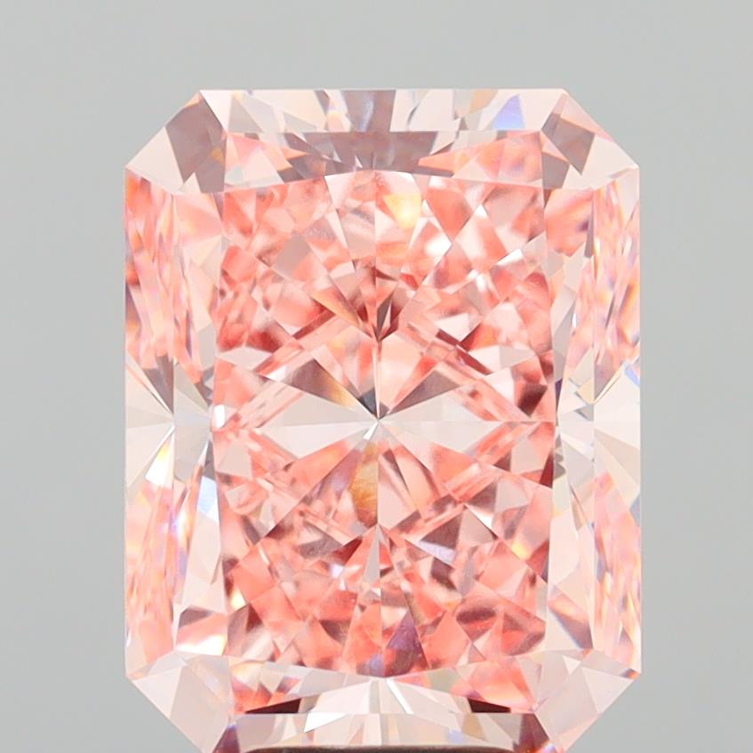 8.01 Carat Radiant Shaped, Excellent Cut, VVS2 Clarity, IGI Certified Lab Grown Diamond