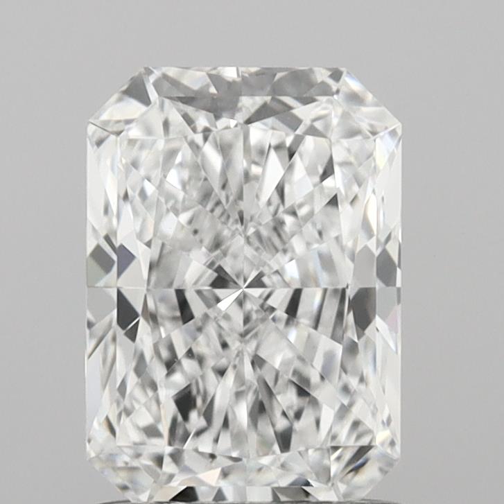 1.04 Carat Radiant Shaped, Very Good Cut, D Color, VS1 Clarity, IGI Certified Lab Grown Diamond