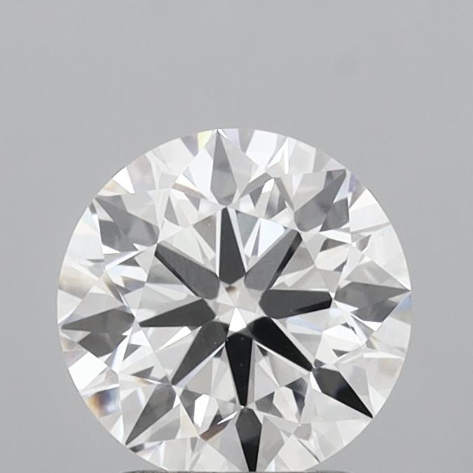 1.92 Carat Round Shaped, Ideal Cut, D Color, VVS2 Clarity, IGI Certified Lab Grown Diamond