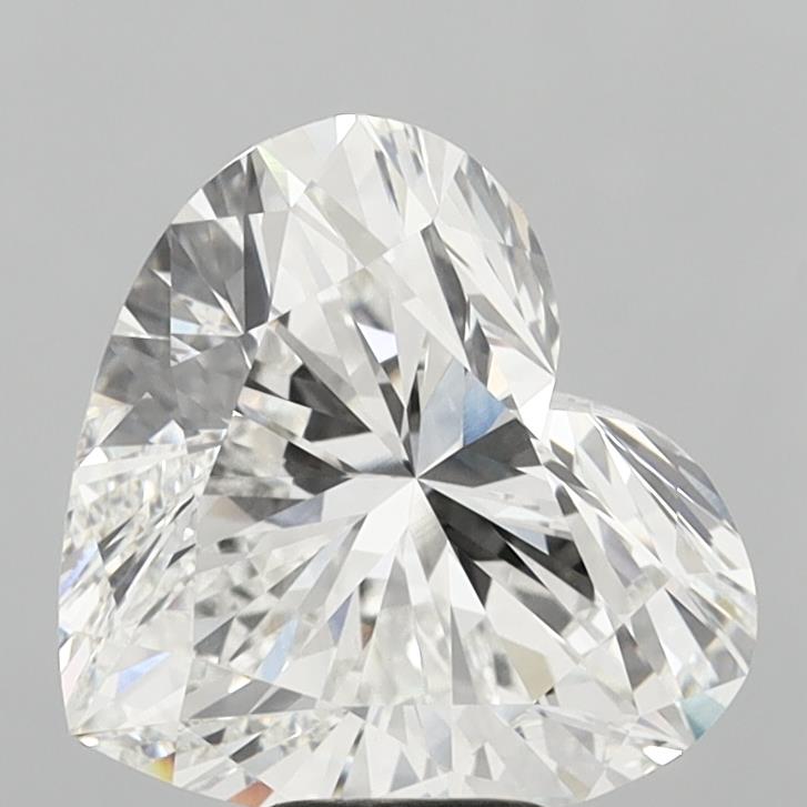 8.02 Carat Heart Shaped, Ideal Cut, F Color, VVS2 Clarity, IGI Certified Lab Grown Diamond