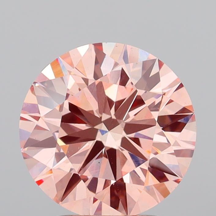 2.98 Carat Round Shaped, Ideal Cut, VS1 Clarity, IGI Certified Lab Grown Diamond