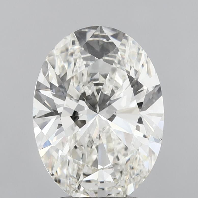 3.02 Carat Oval Shaped, Ideal Cut, H Color, SI1 Clarity, IGI Certified Lab Grown Diamond