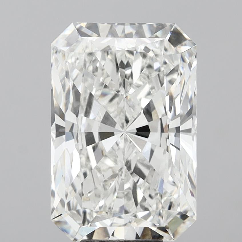 10.09 Carat Radiant Shaped, Ideal Cut, F Color, VVS2 Clarity, IGI Certified Lab Grown Diamond