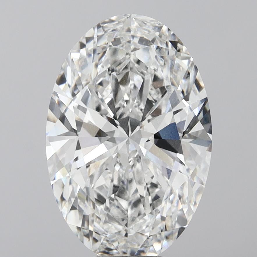 9.59 Carat Oval Shaped, Ideal Cut, E Color, VVS2 Clarity, IGI Certified Lab Grown Diamond