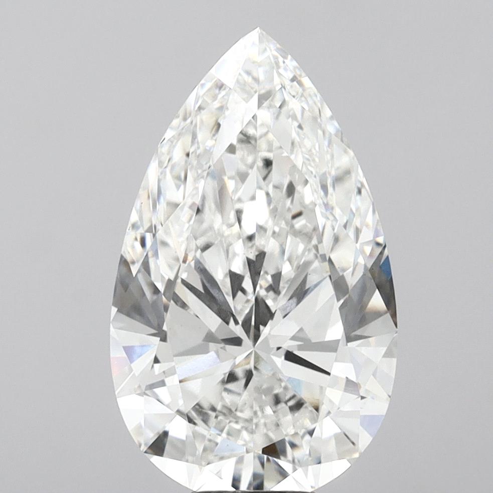 10.04 Carat Pear Shaped, Ideal Cut, E Color, VS1 Clarity, IGI Certified Lab Grown Diamond