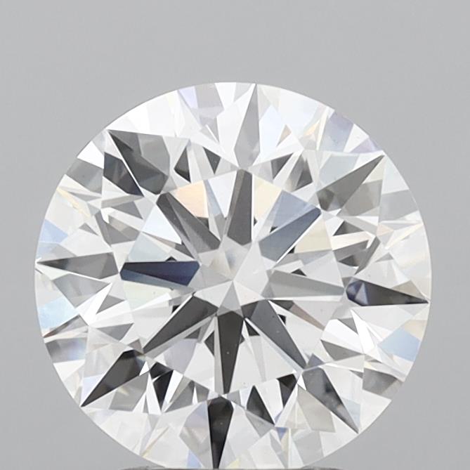 2.92 Carat Round Shaped, Ideal Cut, D Color, VS1 Clarity, IGI Certified Lab Grown Diamond