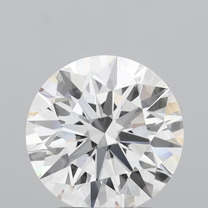 2.07 Carat Round Shaped, Ideal Cut, F Color, SI1 Clarity, IGI Certified Lab Grown Diamond