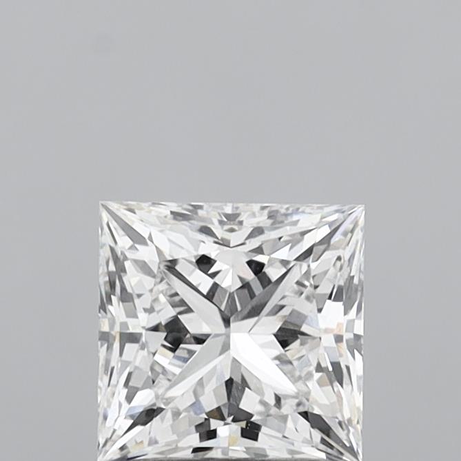 1.51 Carat Princess Shaped, Ideal Cut, F Color, VVS2 Clarity, IGI Certified Lab Grown Diamond
