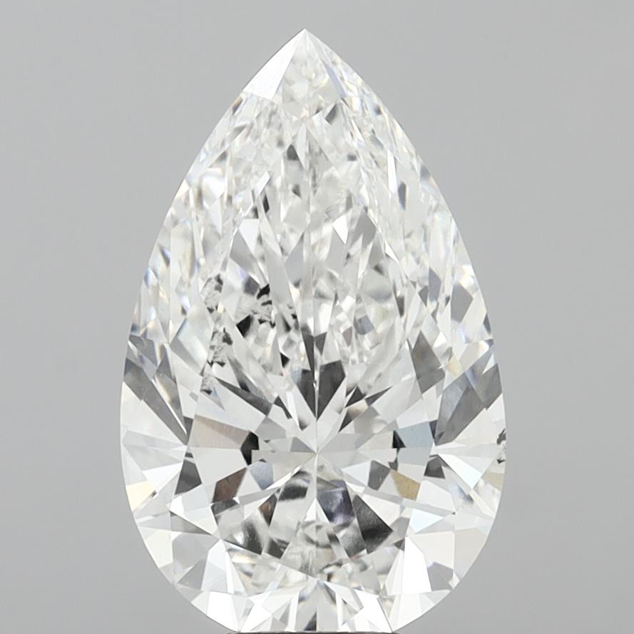 8.00 Carat Pear Shaped, Excellent Cut, F Color, VS2 Clarity, IGI Certified Lab Grown Diamond