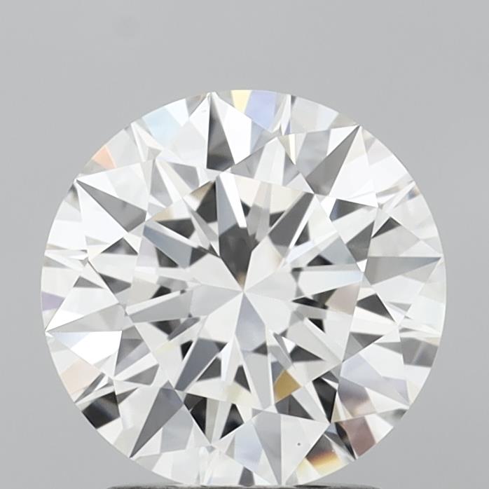 2.02 Carat Round Shaped, Excellent Cut, E Color, VS1 Clarity, IGI Certified Lab Grown Diamond