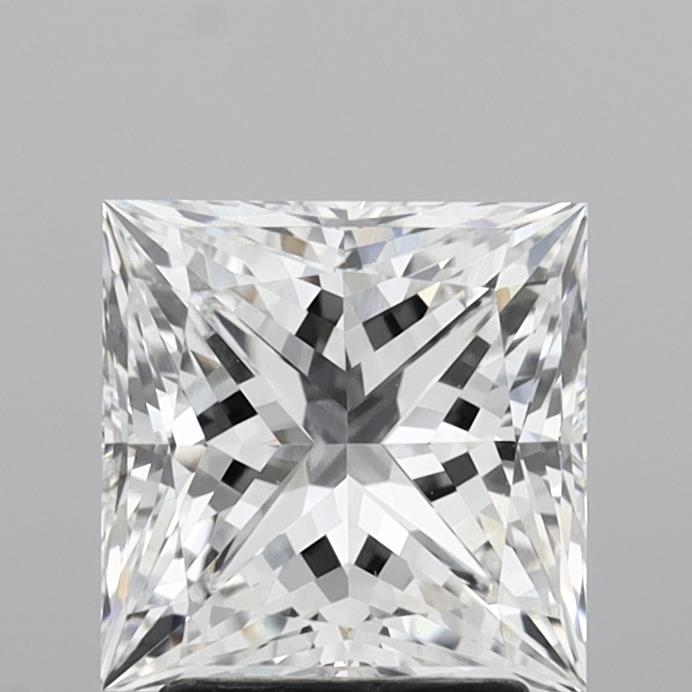 3.05 Carat Princess Shaped, Ideal Cut, E Color, VVS2 Clarity, IGI Certified Lab Grown Diamond