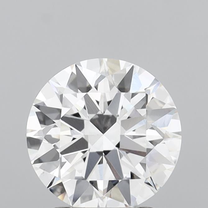 1.89 Carat Round Shaped, Ideal Cut, D Color, VVS2 Clarity, IGI Certified Lab Grown Diamond