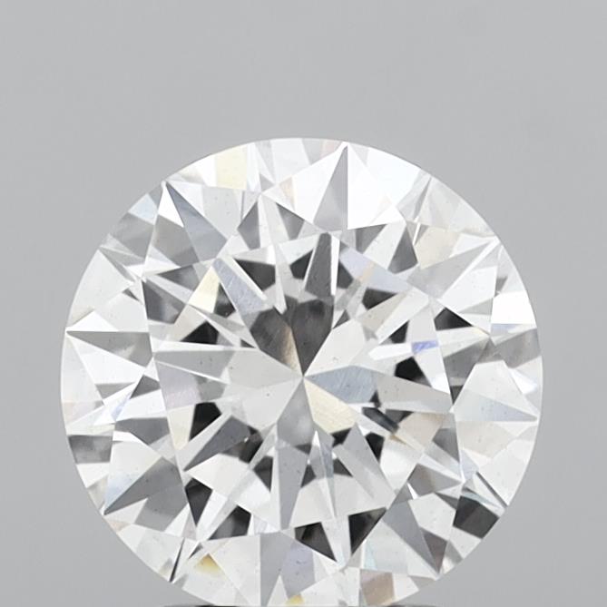 2.41 Carat Round Shaped, Excellent Cut, E Color, VS2 Clarity, IGI Certified Lab Grown Diamond