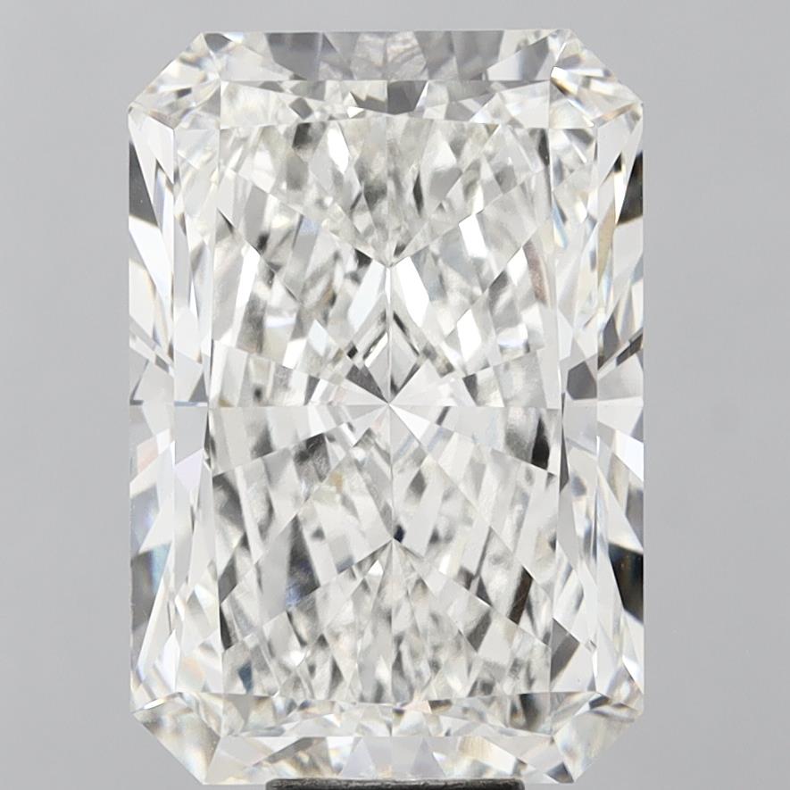 14.08 Carat Radiant Shaped, Ideal Cut, F Color, VVS2 Clarity, IGI Certified Lab Grown Diamond