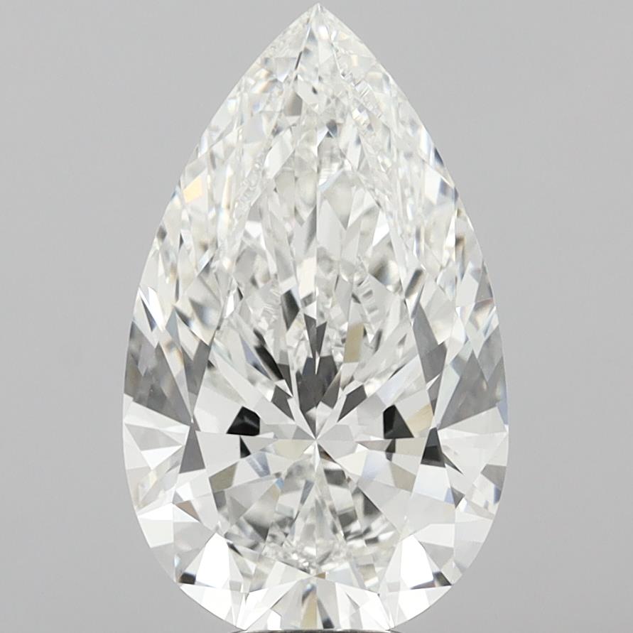 8.53 Carat Pear Shaped, Ideal Cut, G Color, VVS2 Clarity, IGI Certified Lab Grown Diamond