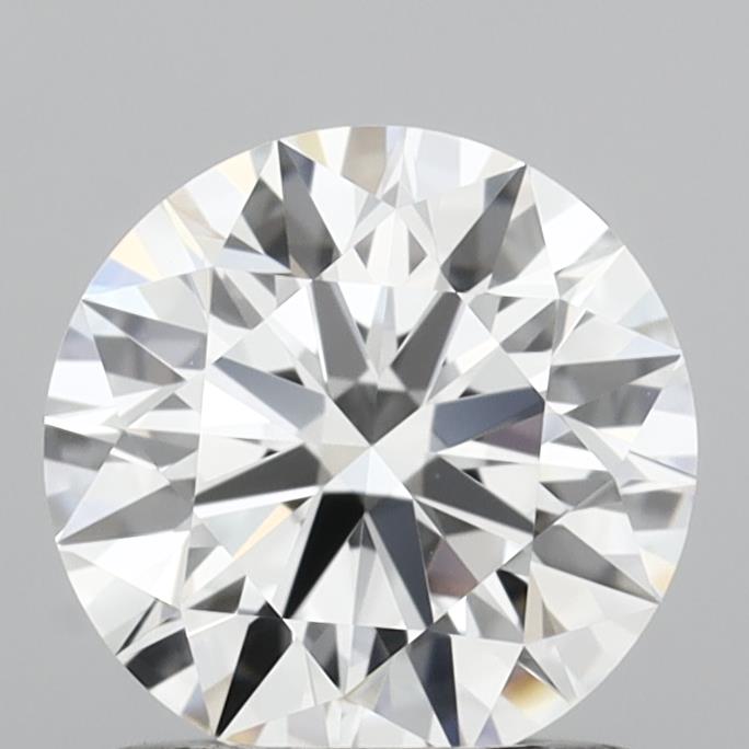 1.07 Carat Round Shaped, Ideal Cut, D Color, VVS2 Clarity, IGI Certified Lab Grown Diamond