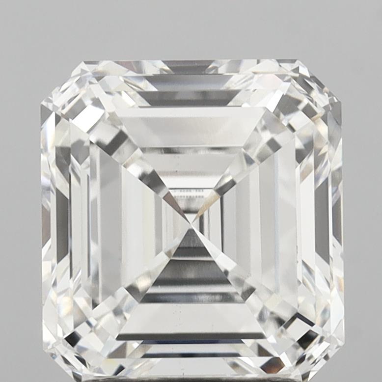 3.02 Carat Asscher Shaped, Excellent Cut, F Color, VS1 Clarity, IGI Certified Lab Grown Diamond