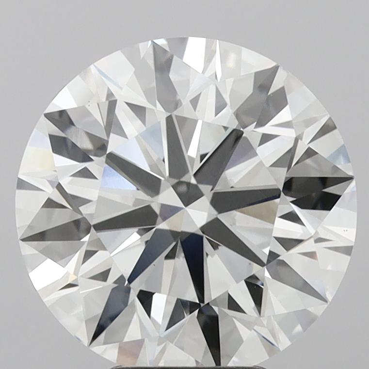 5.57 Carat Round Shaped, Ideal Cut, F Color, VS1 Clarity, IGI Certified Lab Grown Diamond