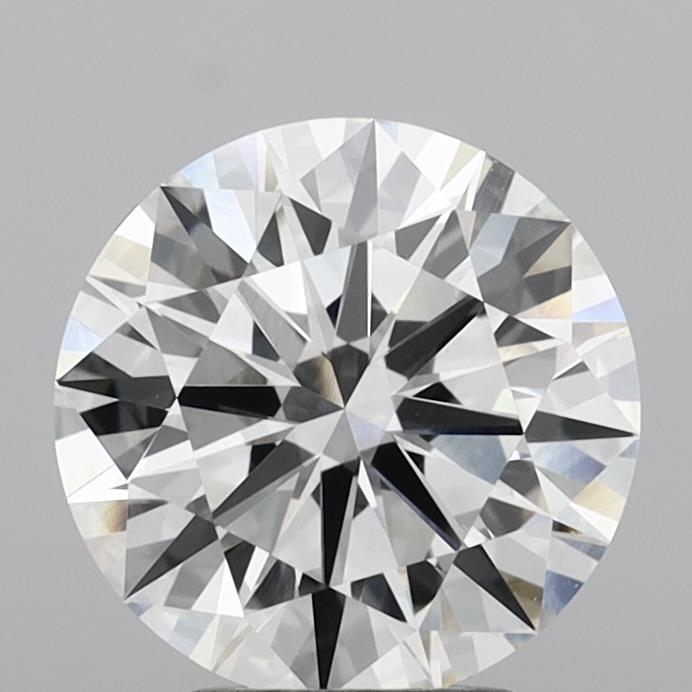 3.00 Carat Round Shaped, Ideal Cut, F Color, VVS2 Clarity, IGI Certified Lab Grown Diamond