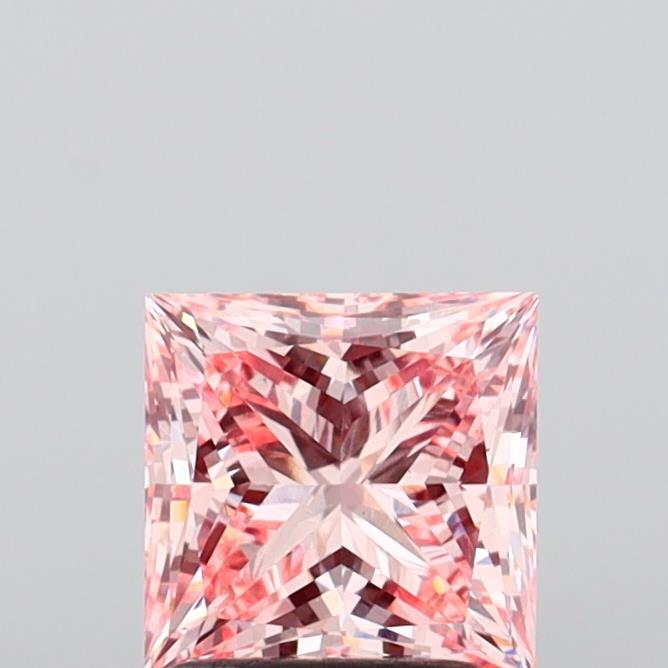 1.60 Carat Princess Shaped, Excellent Cut, VS1 Clarity, IGI Certified Lab Grown Diamond