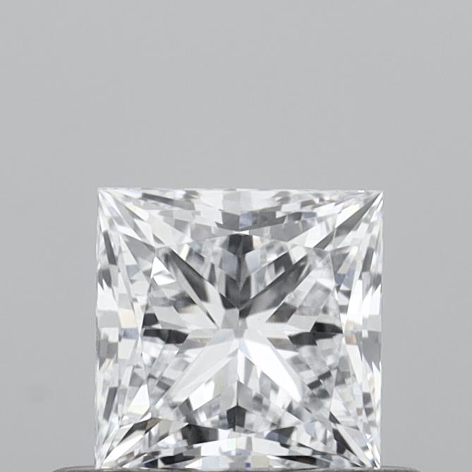 0.54 Carat Princess Shaped, Very Good Cut, D Color, VVS1 Clarity, IGI Certified Lab Grown Diamond