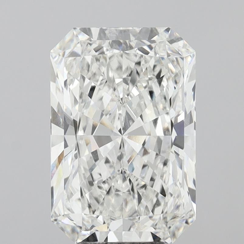 8.08 Carat Radiant Shaped, Ideal Cut, F Color, VVS2 Clarity, IGI Certified Lab Grown Diamond
