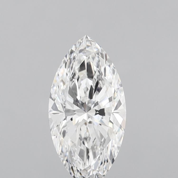 1.06 Carat Marquise Shaped, Excellent Cut, E Color, VVS2 Clarity, IGI Certified Lab Grown Diamond