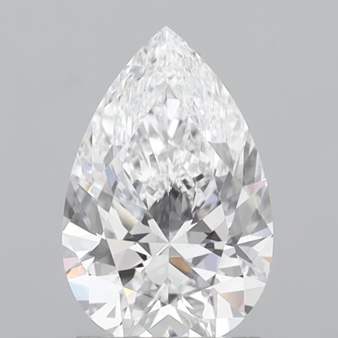 1.76 Carat Pear Shaped, Ideal Cut, D Color, VVS1 Clarity, IGI Certified Lab Grown Diamond
