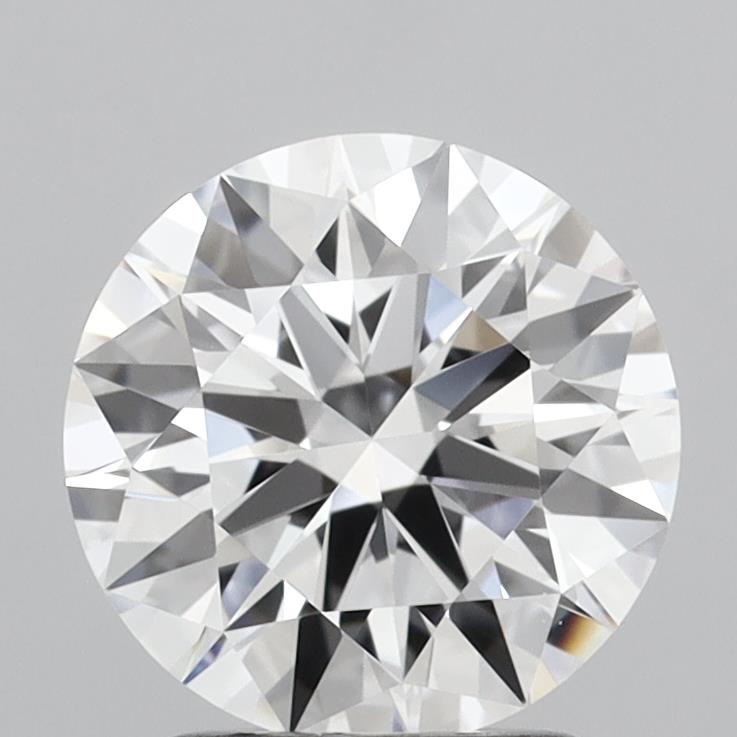 2.14 Carat Round Shaped, Excellent Cut, D Color, VVS2 Clarity, IGI Certified Lab Grown Diamond