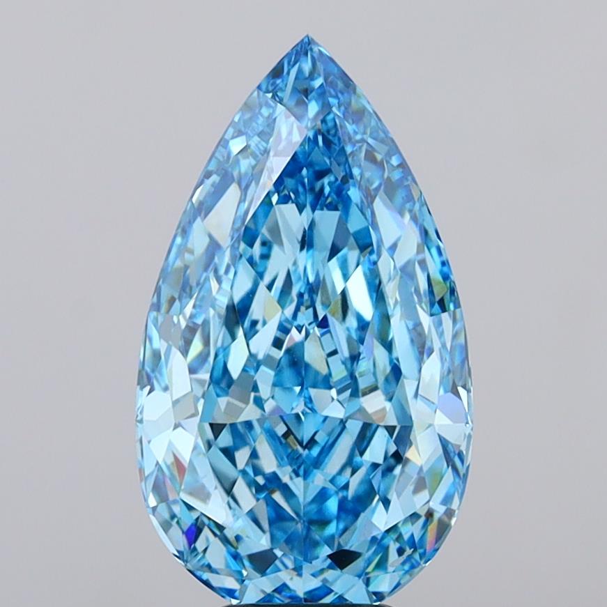 6.87 Carat Pear Shaped, Ideal Cut, VVS2 Clarity, IGI Certified Lab Grown Diamond