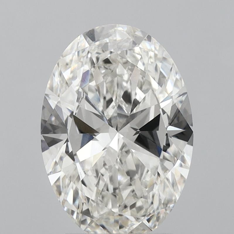 2.99 Carat Oval Shaped, Excellent Cut, G Color, VVS2 Clarity, IGI Certified Lab Grown Diamond