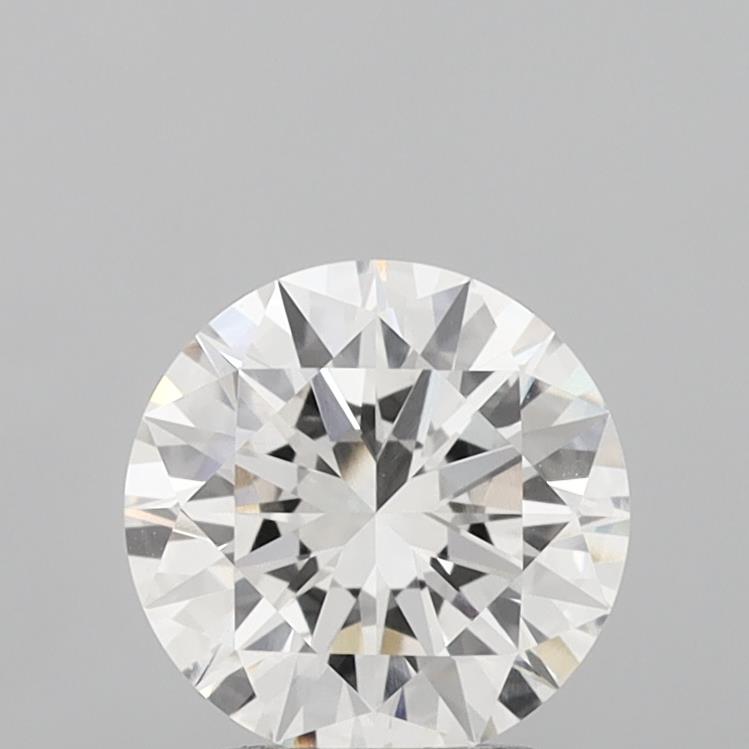 2.01 Carat Round Shaped, Excellent Cut, G Color, VVS2 Clarity, IGI Certified Lab Grown Diamond