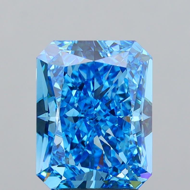 4.01 Carat Radiant Shaped, Excellent Cut, VS1 Clarity, IGI Certified Lab Grown Diamond