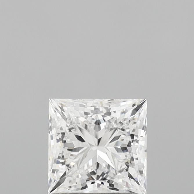1.04 Carat Princess Shaped, Ideal Cut, D Color, IF Clarity, IGI Certified Lab Grown Diamond