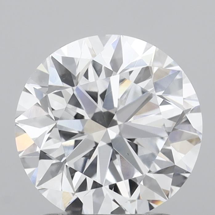 1.71 Carat Round Shaped, Good Cut, E Color, VS1 Clarity, IGI Certified Lab Grown Diamond