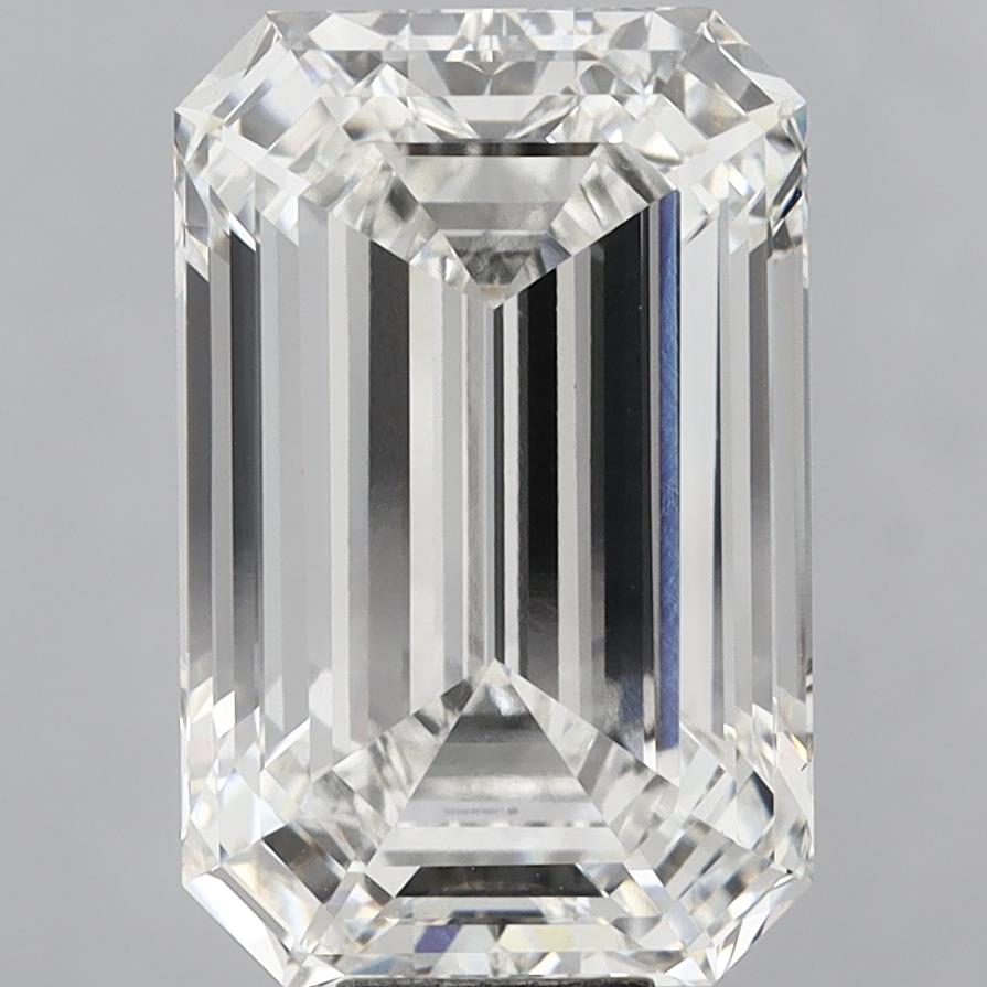 16.06 Carat Emerald Shaped, Ideal Cut, G Color, VVS2 Clarity, IGI Certified Lab Grown Diamond