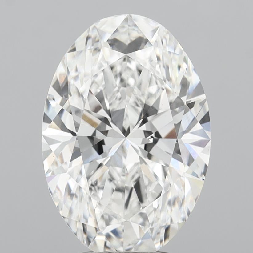 4.08 Carat Oval Shaped, Ideal Cut, E Color, VS1 Clarity, IGI Certified Lab Grown Diamond