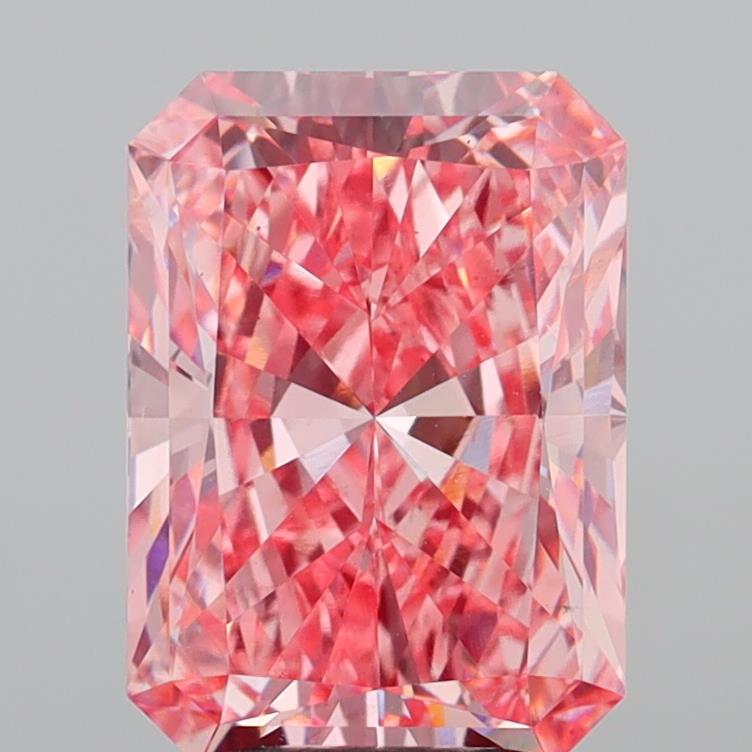 4.01 Carat Radiant Shaped, Ideal Cut, VS1 Clarity, IGI Certified Lab Grown Diamond