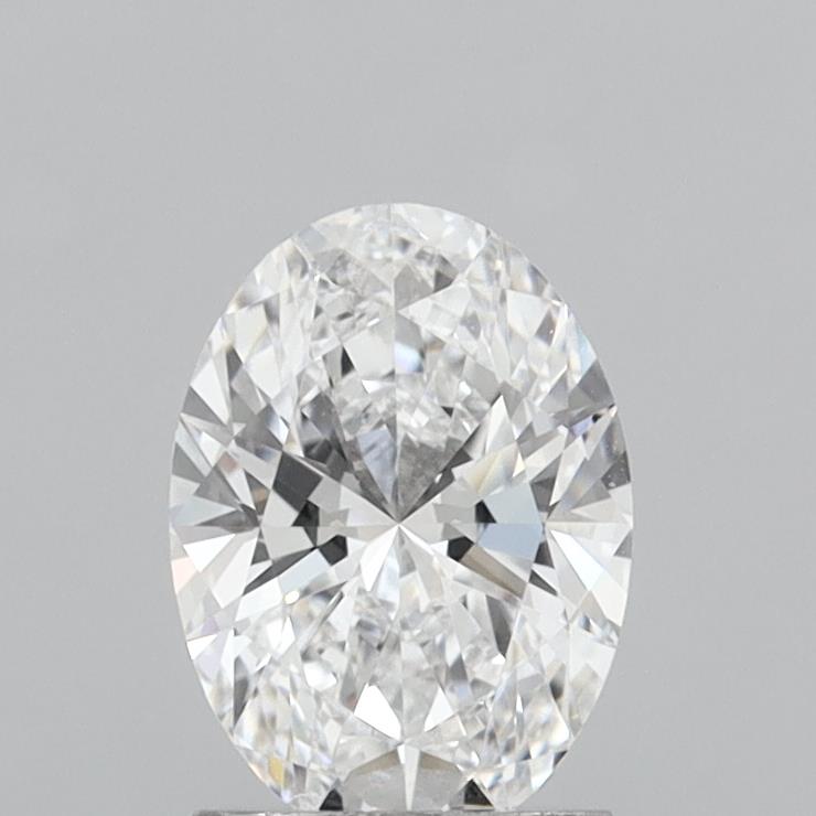 1.59 Carat Oval Shaped, Ideal Cut, D Color, VVS2 Clarity, IGI Certified Lab Grown Diamond