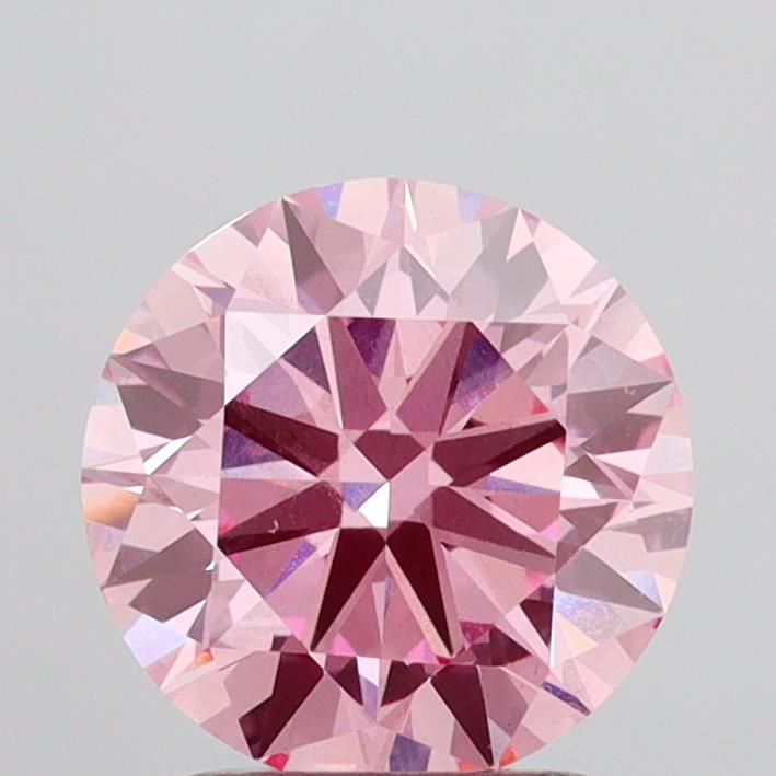 2.03 Carat Round Shaped, Ideal Cut, VS1 Clarity, IGI Certified Lab Grown Diamond