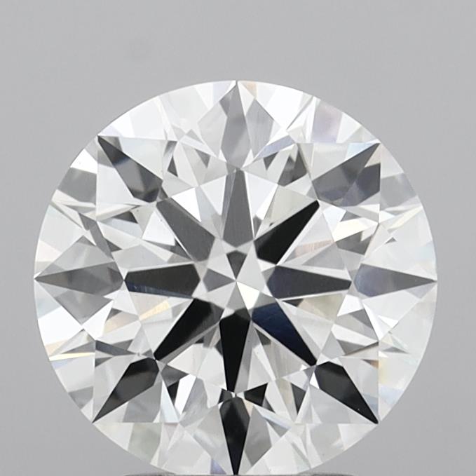 2.96 Carat Round Shaped, Ideal Cut, D Color, VVS2 Clarity, IGI Certified Lab Grown Diamond