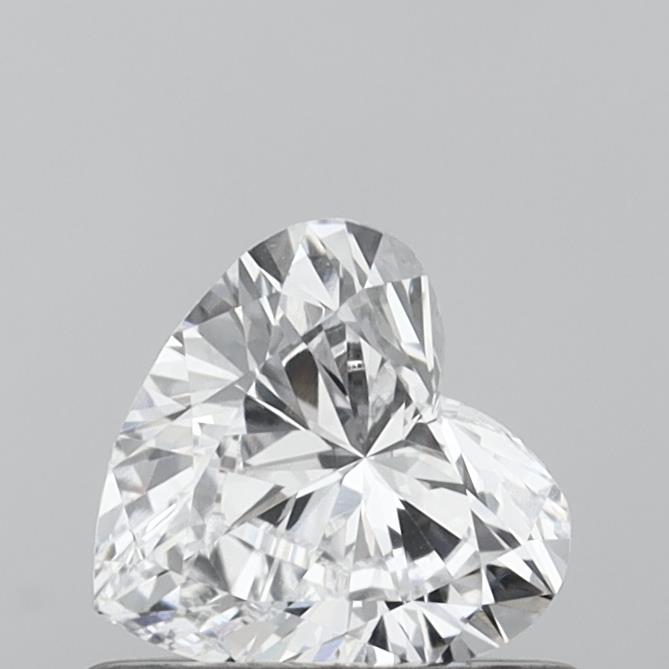 0.50 Carat Heart Shaped, Very Good Cut, D Color, VS1 Clarity, IGI Certified Lab Grown Diamond