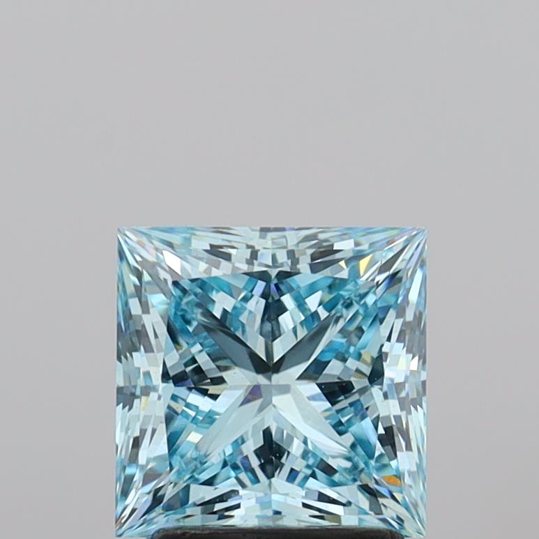 2.32 Carat Princess Shaped, Ideal Cut, VVS2 Clarity, IGI Certified Lab Grown Diamond