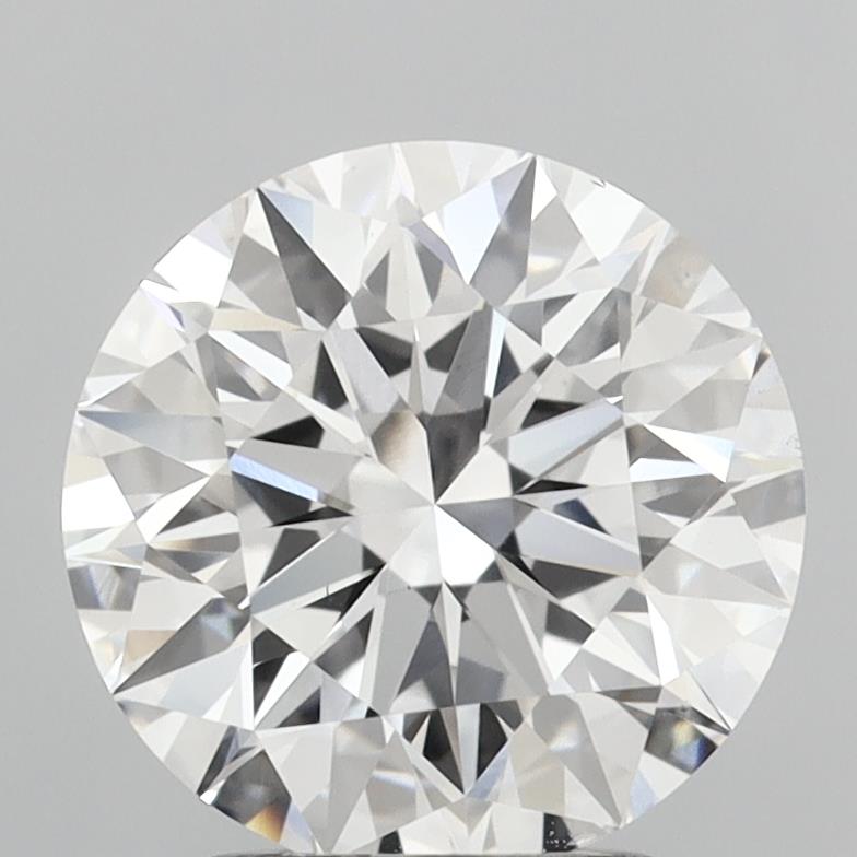 2.51 Carat Round Shaped, Excellent Cut, E Color, VS1 Clarity, IGI Certified Lab Grown Diamond