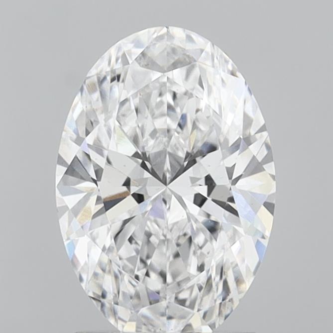 2.08 Carat Oval Shaped, Ideal Cut, D Color, VS1 Clarity, IGI Certified Lab Grown Diamond