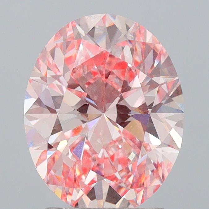 2.63 Carat Oval Shaped, Ideal Cut, VVS2 Clarity, IGI Certified Lab Grown Diamond